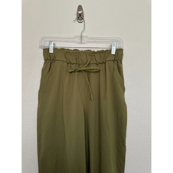Lululemon Keep Moving High Rise Pant 26" Inseam Emerald Green Work Women's 4 - Picture 2 of 8